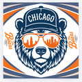 Chi-Town Chic Da Bears Mahjong Mat