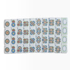 4 Layer Wood Grain Look Back American Mahjong Tile Set