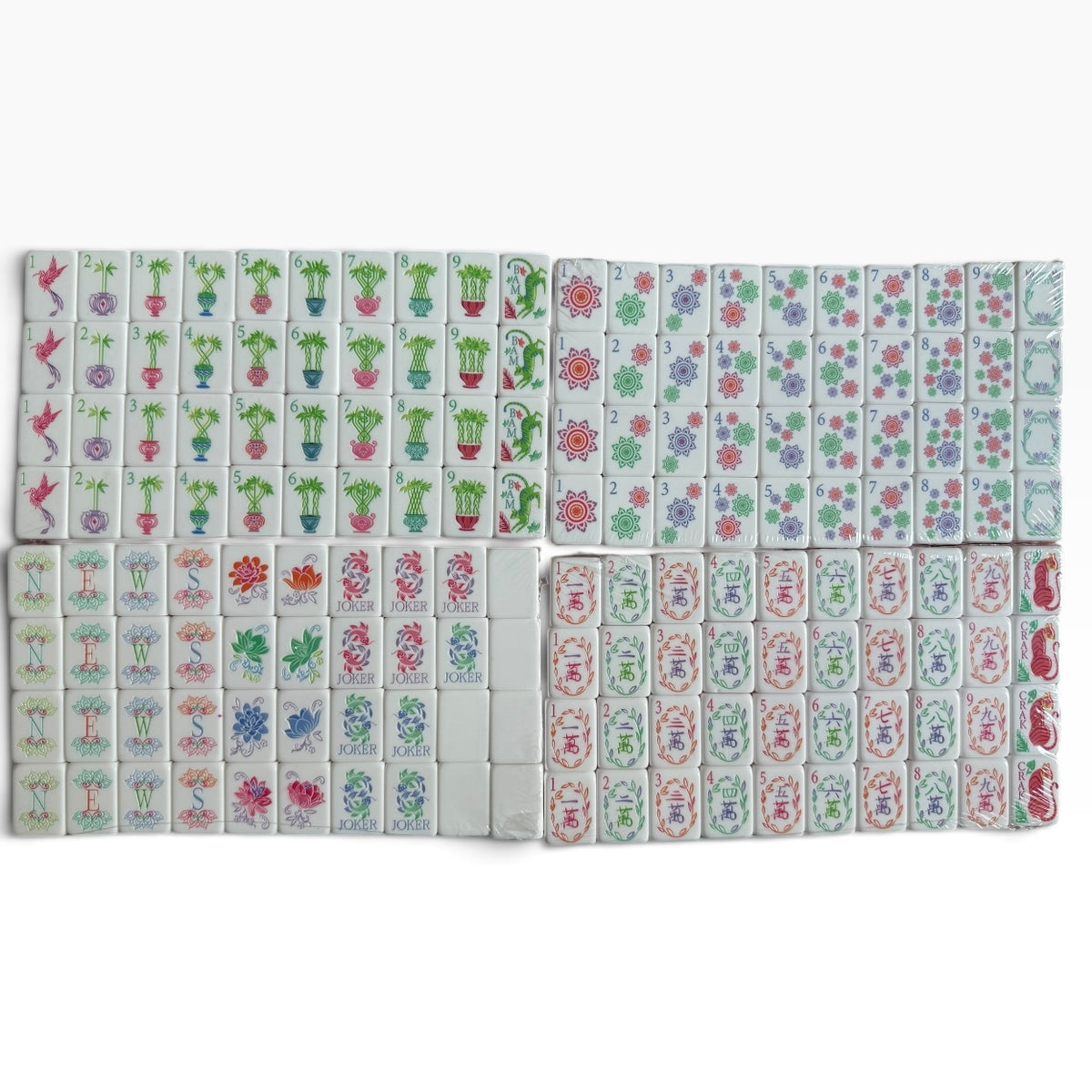 4 Layer Pearlescent American Mahjong Tiles