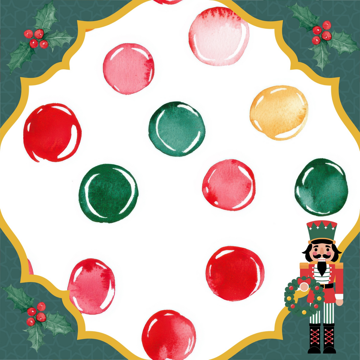 Nutcracker Noel Mahjong Mat