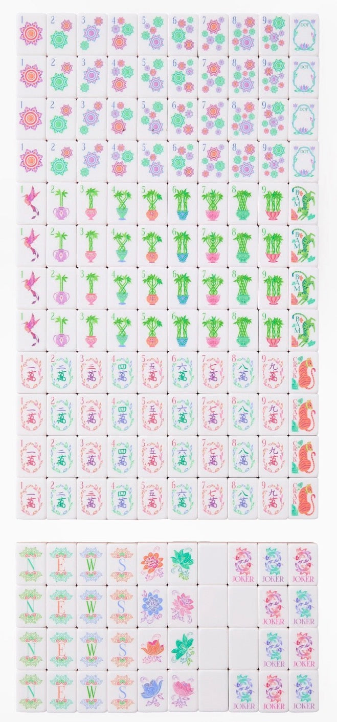 4 Layer Pearlescent American Mahjong Tiles