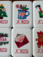 A Darling Christmas in Western Springs 4 Layer Custom Designed American Mahjong Tile Set