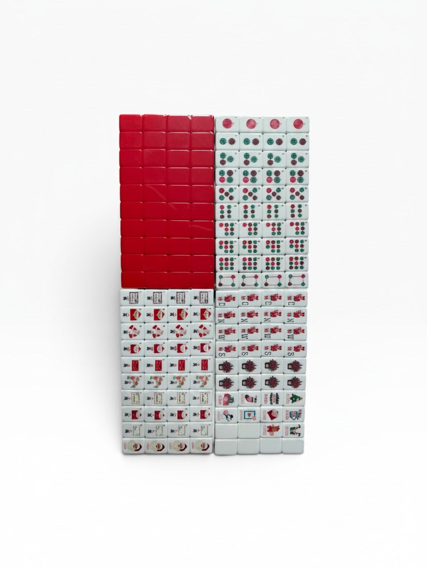A Darling Christmas in Western Springs 4 Layer Custom Designed American Mahjong Tile Set