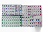 4 Layer Purple Back American Mahjong Tile Set