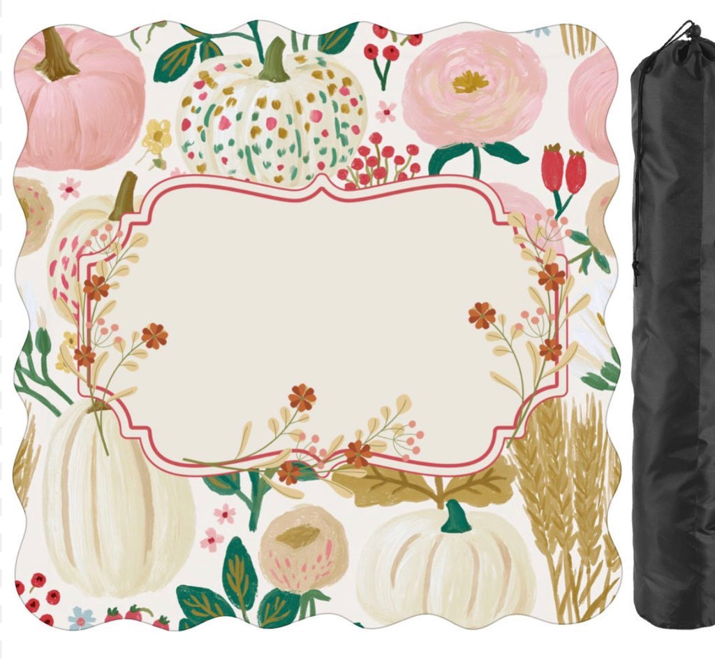 Harvest Bloom Mahjong Mat