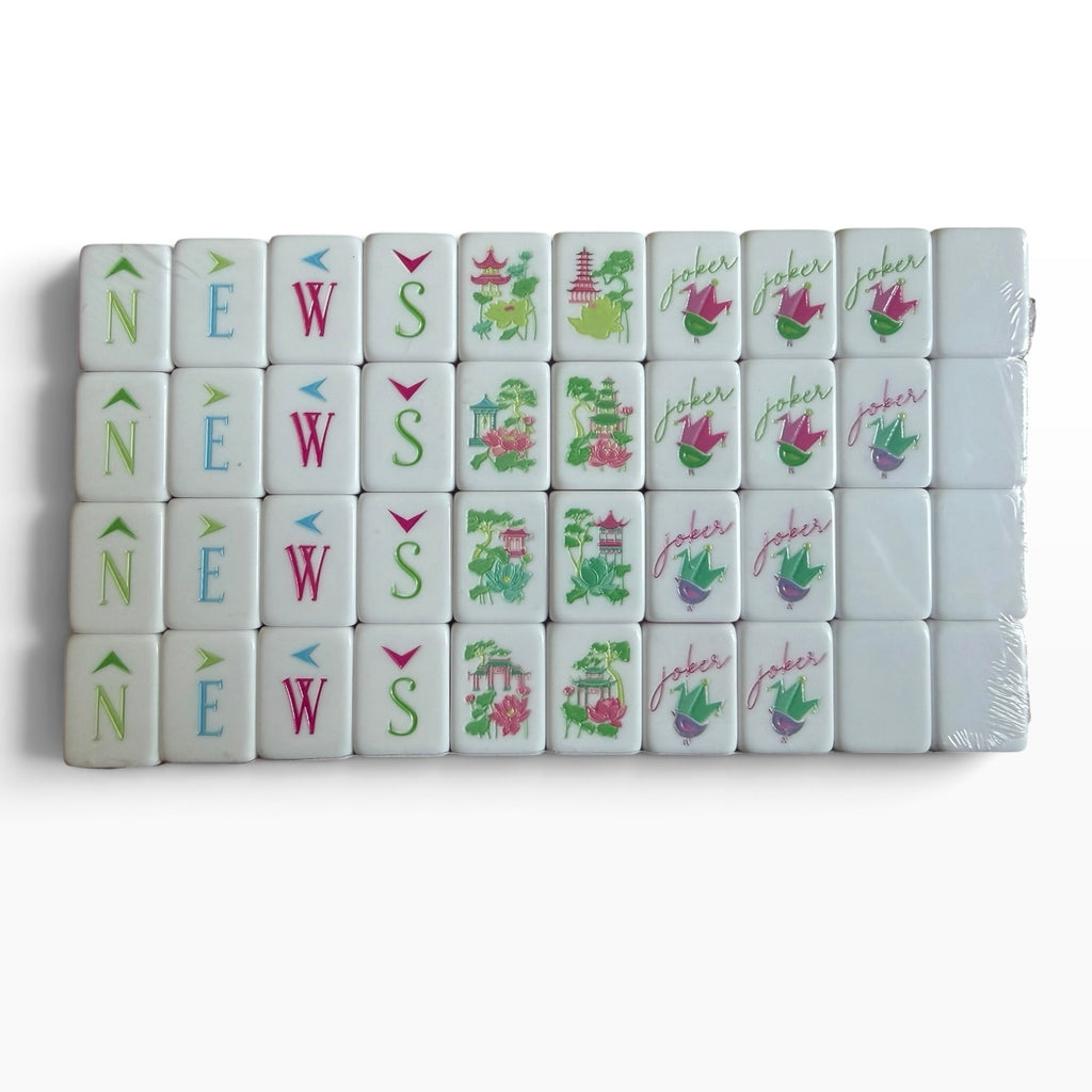 4 Layer Tortoise Back American Mahjong Tile Set