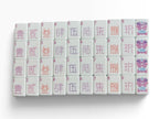 4 Layer Light Yellow Back American Mahjong Tile Set
