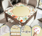Petals & Porcelain Scalloped Edge Mahjong Mat