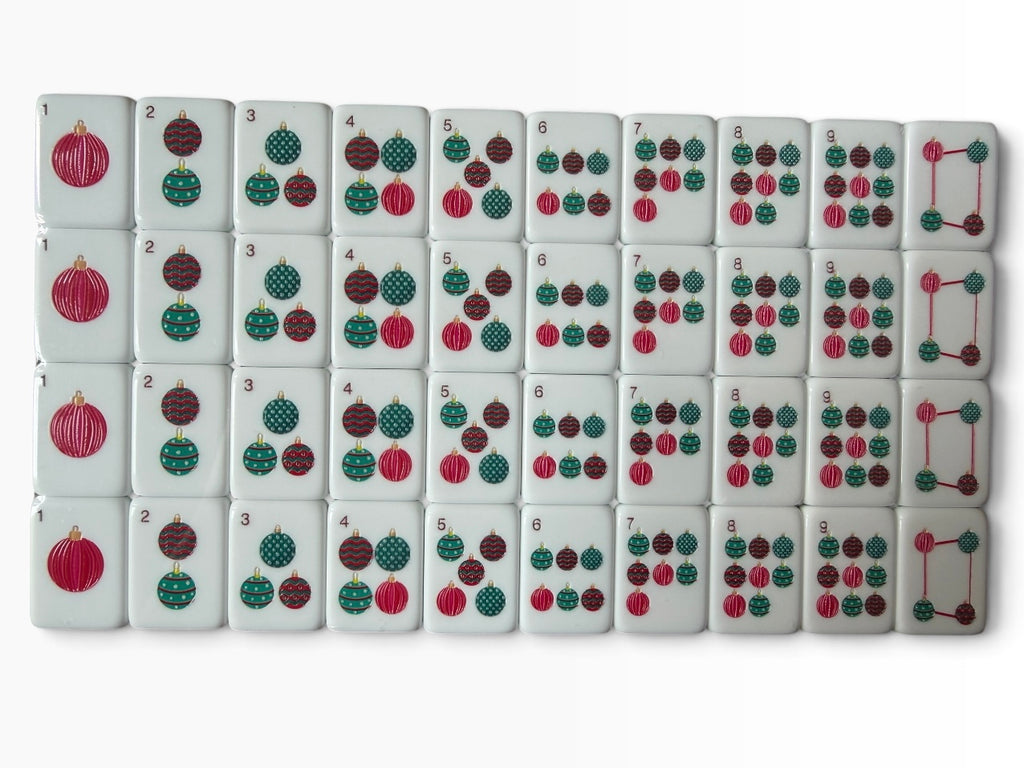 A Darling Christmas in Western Springs 4 Layer Custom Designed American Mahjong Tile Set