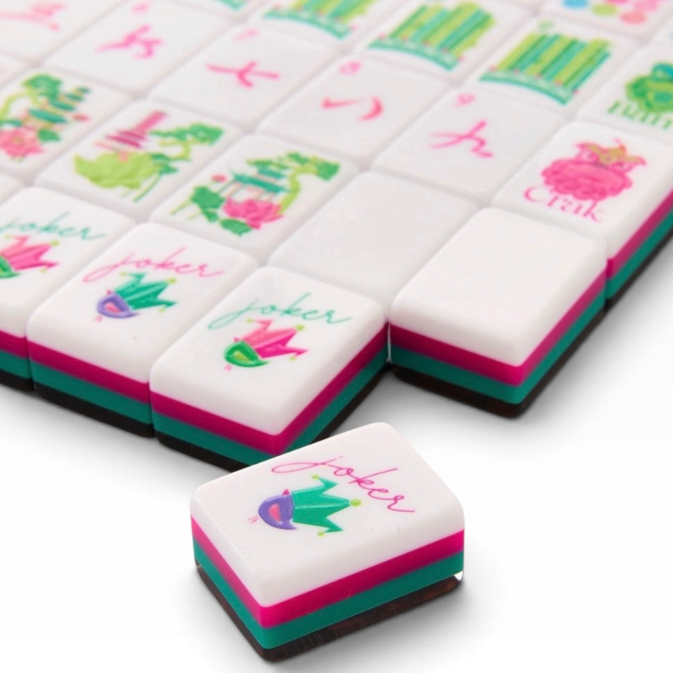 4 Layer Tortoise Back American Mahjong Tile Set