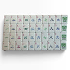 4 Layer Lake Blue Back American Mahjong Tile Set