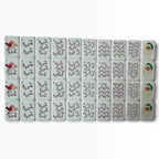 A Darling Christmas in Western Springs 4 Layer Custom Designed American Mahjong Tile Set