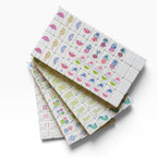 4 Layer Lime Green Back American Mahjong Tile Set