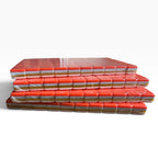 4 Layer Burnt Orange Back American Mahjong Tile Set