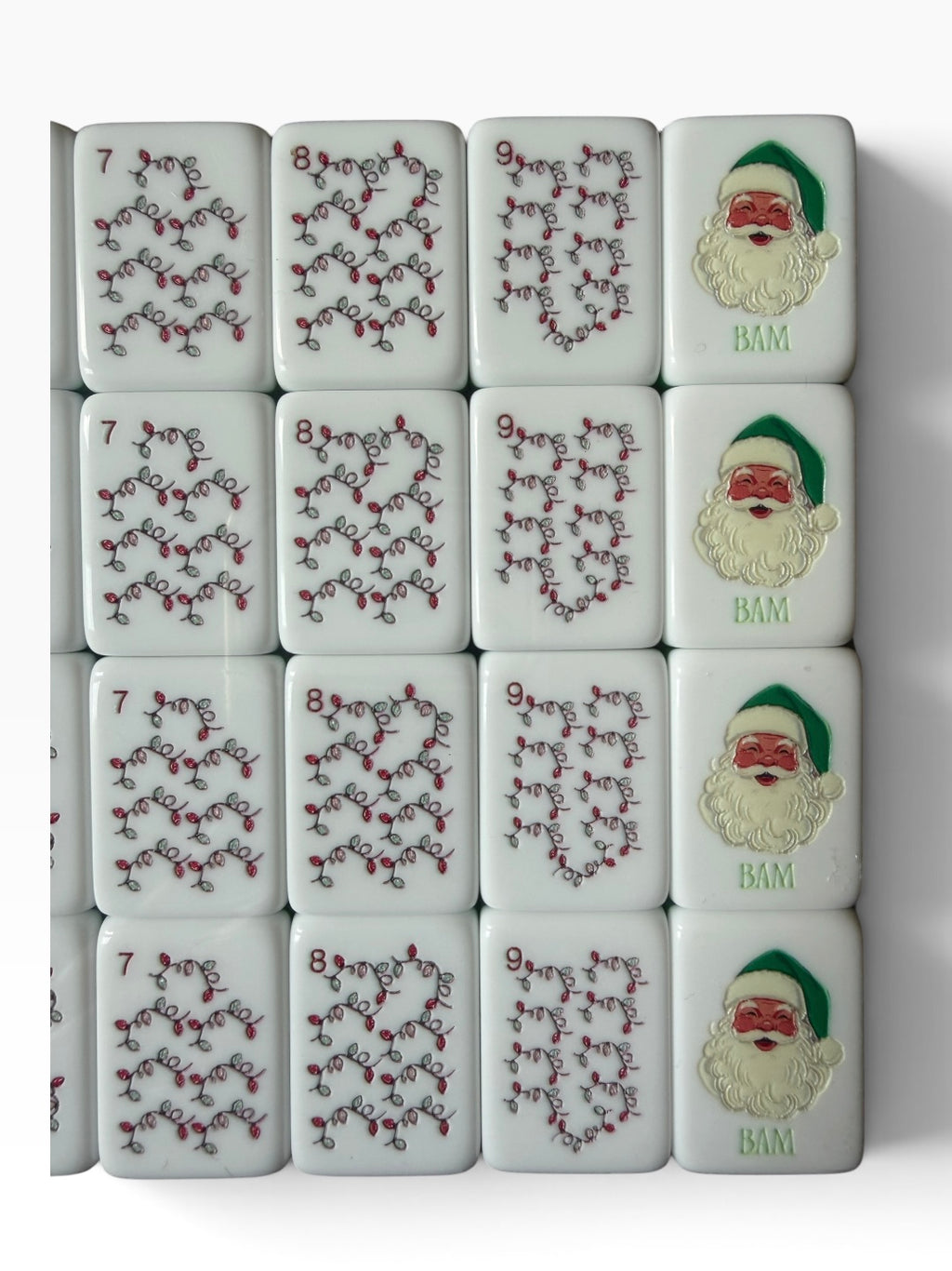 A Darling Christmas in Western Springs 4 Layer Custom Designed American Mahjong Tile Set