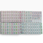 4 Layer Pink Back American Mahjong Tile Set