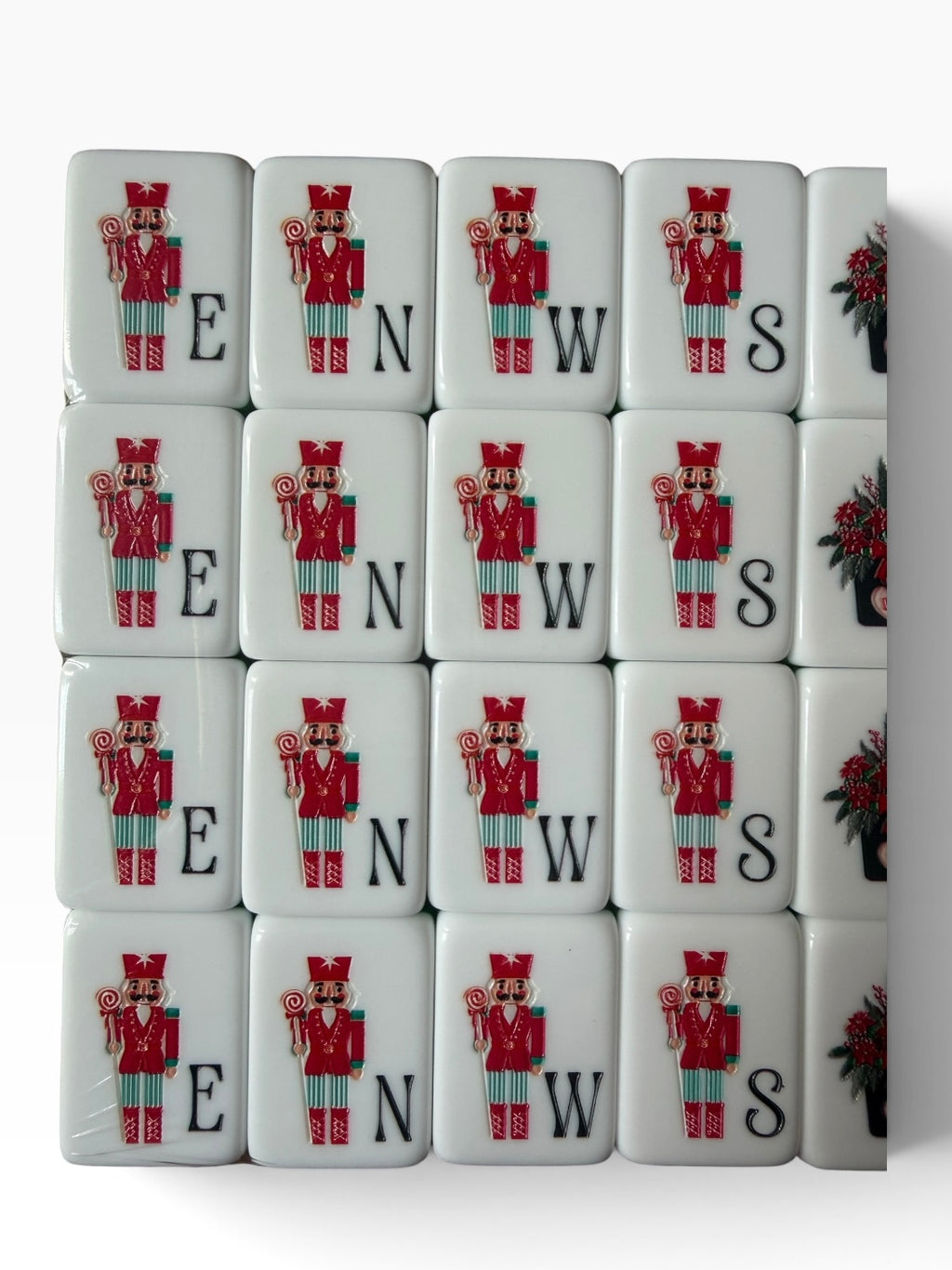 A Darling Christmas in Western Springs 4 Layer Custom Designed American Mahjong Tile Set