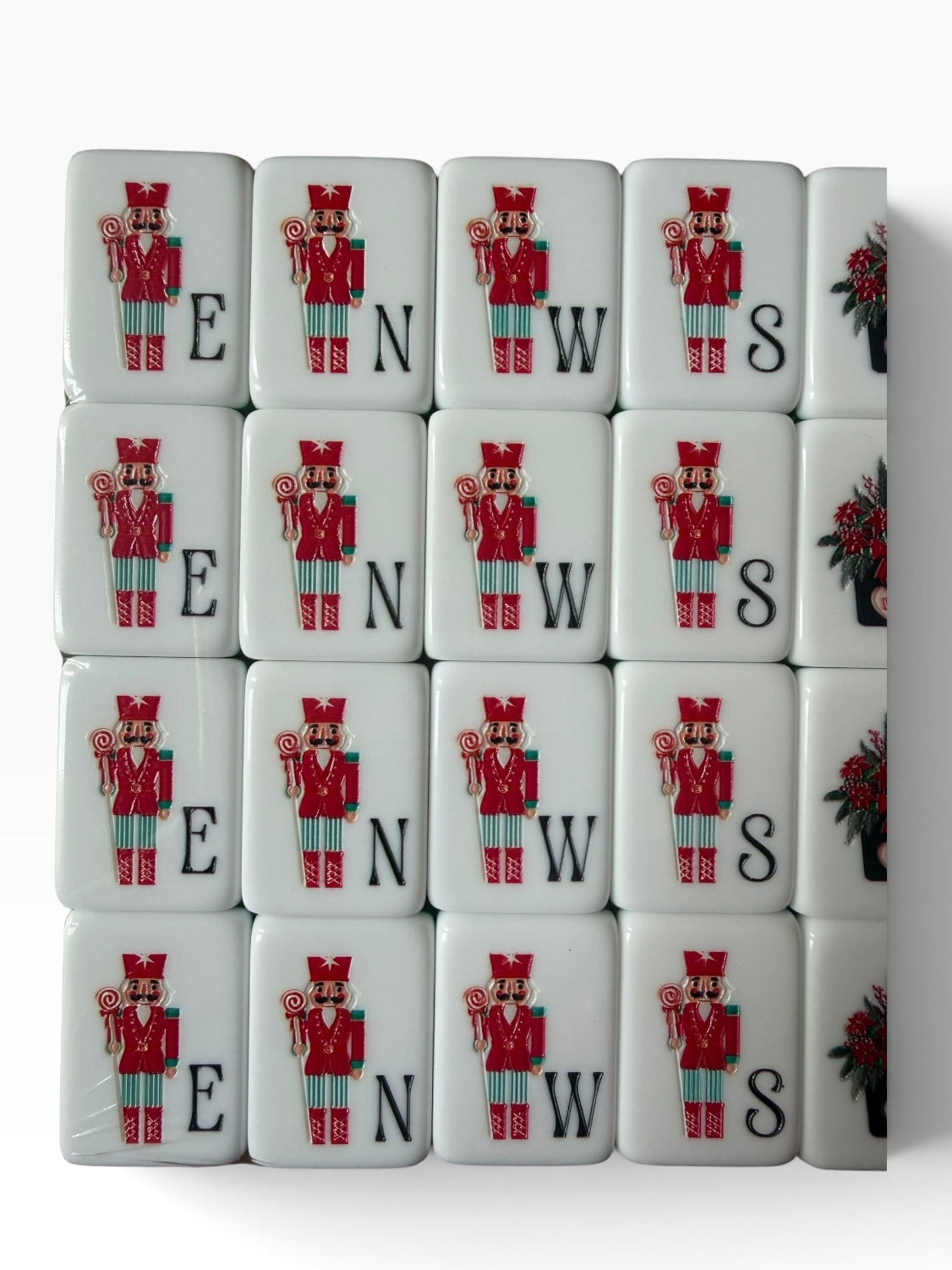 A Darling Christmas in Western Springs 4 Layer Custom Designed American Mahjong Tile Set