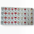 A Darling Christmas in Western Springs 4 Layer Custom Designed American Mahjong Tile Set