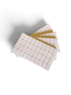 4 Layer Milk Pink Back Mahjong Tile Set