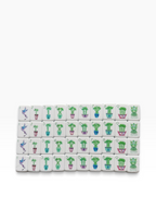 4 Layer Bright Green Back American Mahjong Tile Set