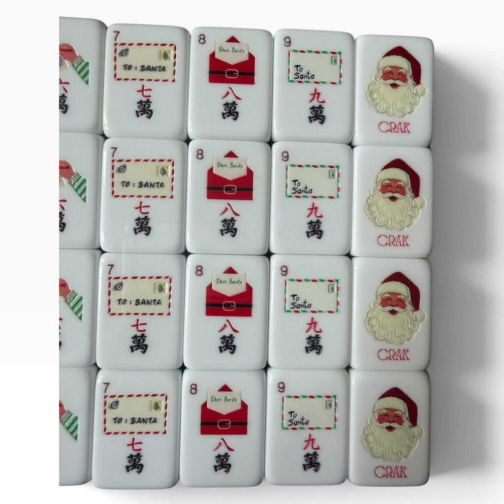 A Darling Christmas in Western Springs 4 Layer Custom Designed American Mahjong Tile Set