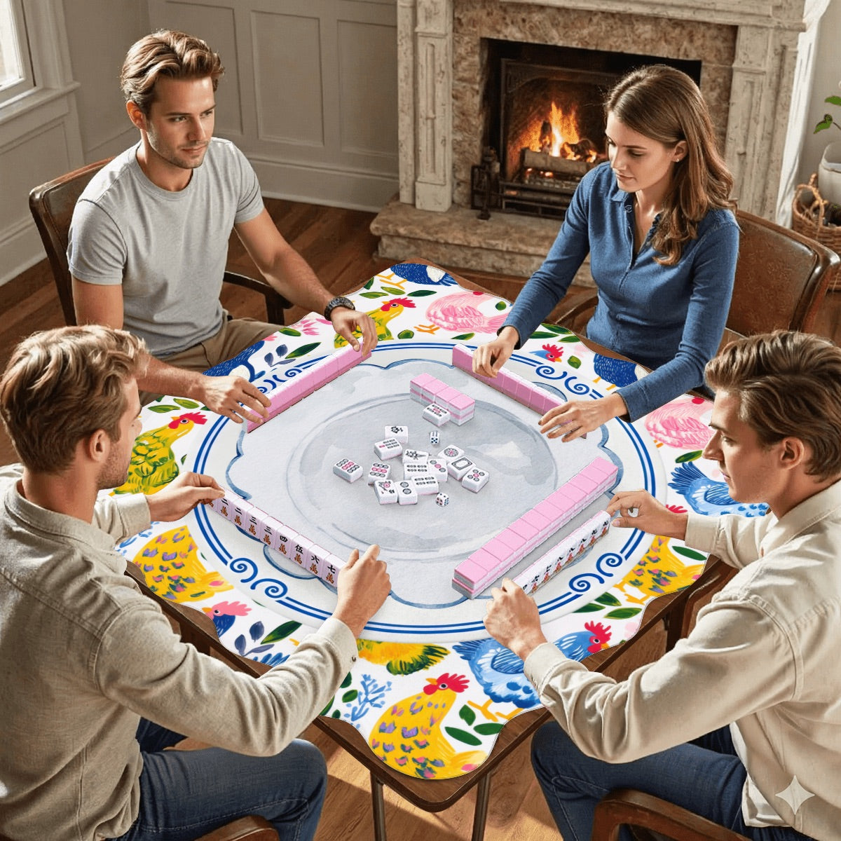 Sunday at the Farm Mahjong Mat