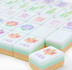 4 Layer Light Yellow Back American Mahjong Tile Set