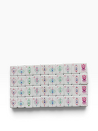 4 Layer Bright Green Back American Mahjong Tile Set
