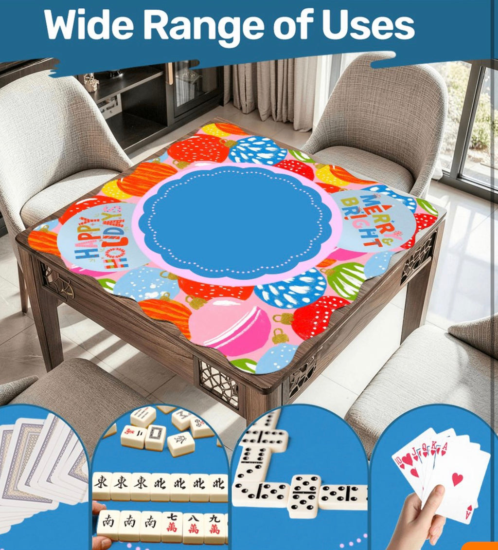 Merry & Bright Scalloped Edge Mahjong Mat