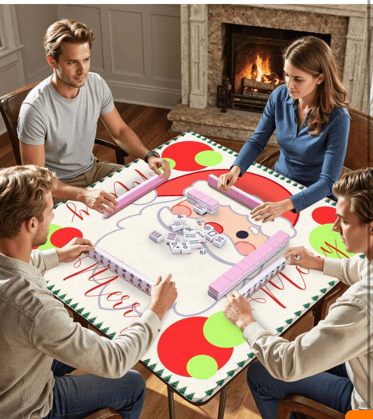 A Very Merry Mahjong Mat