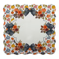 Pumpkins & Plaid Scalloped Edge Mahjong Mat