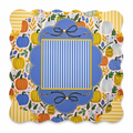 Pumpkins & Pearls Scalloped Mahjong Mat