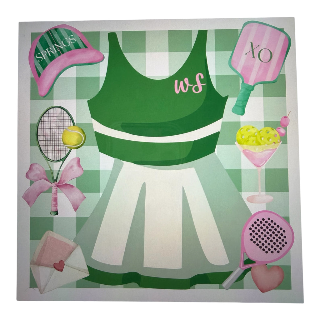 Courtside Darling Western Springs Custom Mahjong Mat