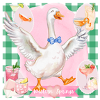 Darling Ducktails Western Springs Custom Mahjong Mat