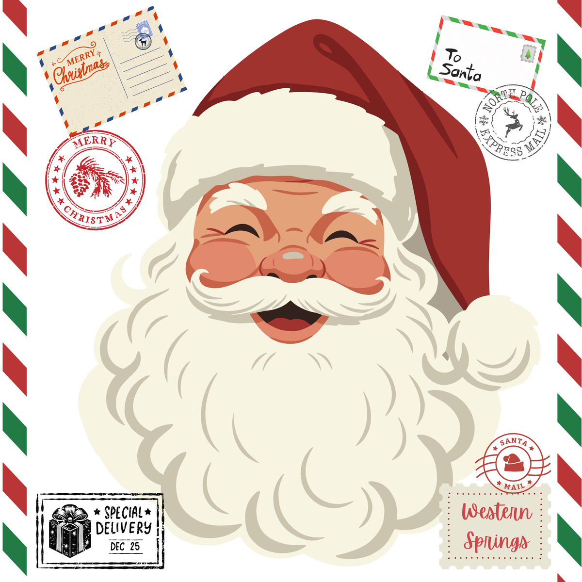 Dear Santa Custom Mahjong Mat